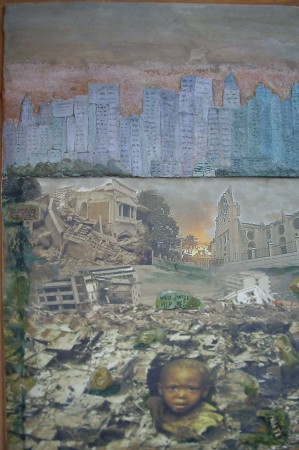 Gli Angeli - Tecnica mista Rosario D'Arco